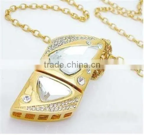 hotsales 8 GB Jewelry USB Flash Drive Necklace for lady gift