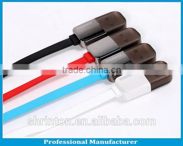 2 in 1 usb data cable, for iphone and samsung 2 in 1 usb charger cable