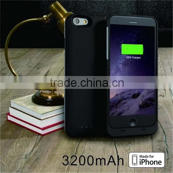 creative design extral protective battery case with MFI for iphone 6