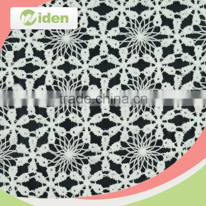 fast delivery free sample Available 100%milkypoly fashion Chemical Lace Fabric