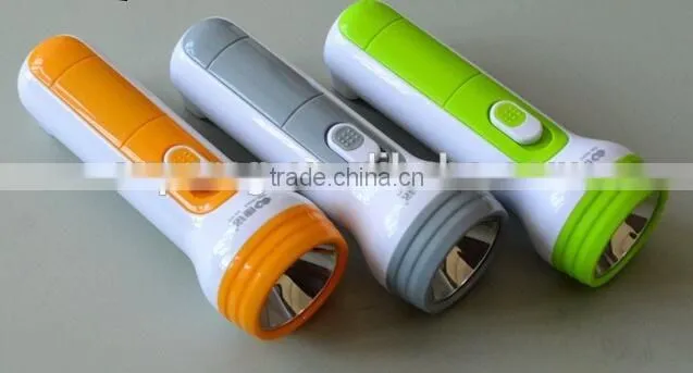 Promotional ABS material 9 LEDS Torch, portable charged torch