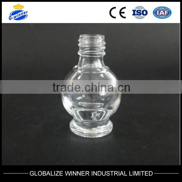 3ml clear polygon glass bottles anise bottle used for perfume