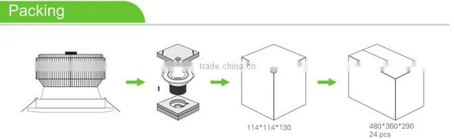 China factory 2016 hot sales 15W cob led downlight with 5 years warranty
