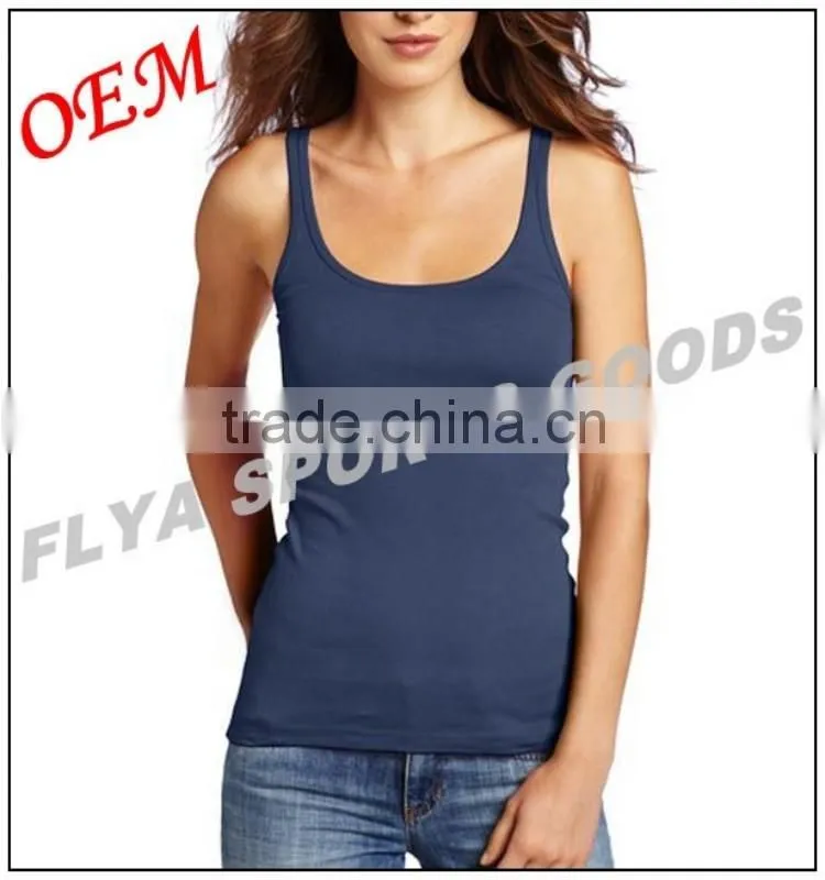 women fashionable wholesale cotton tank top fitness clothing