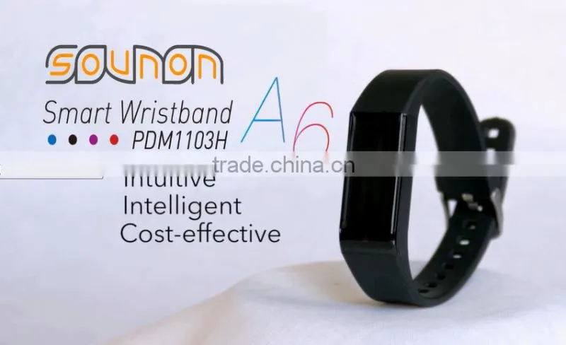 2016 OLED touch Bluetooth 4.0 waterproof fitness pedometers with heart rate monitor calorie counter smart bracelet wristband