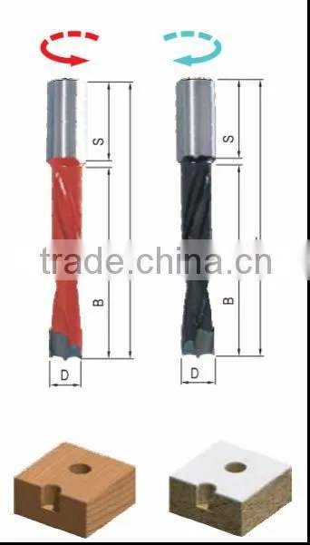 CNC carbide woodworking drill bits