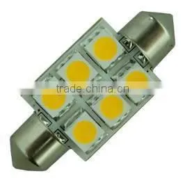 SMD 5050 1W 37mm 12V DC led festoon dome light for caravan