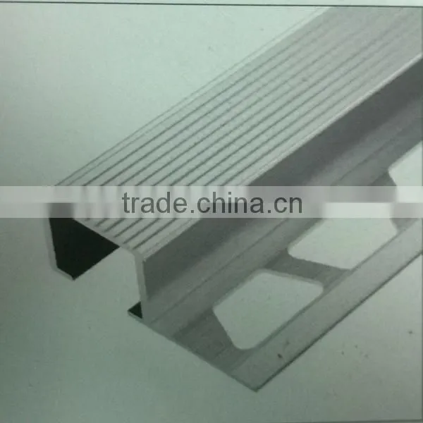 aluminum high quality chrome flooring profile for Tile Trim