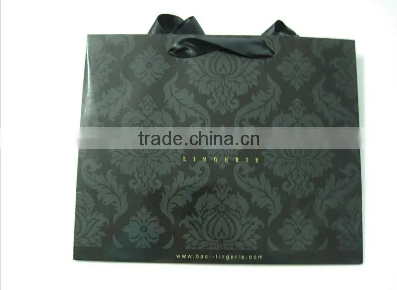 China professional custom printed shopping gift paper bag