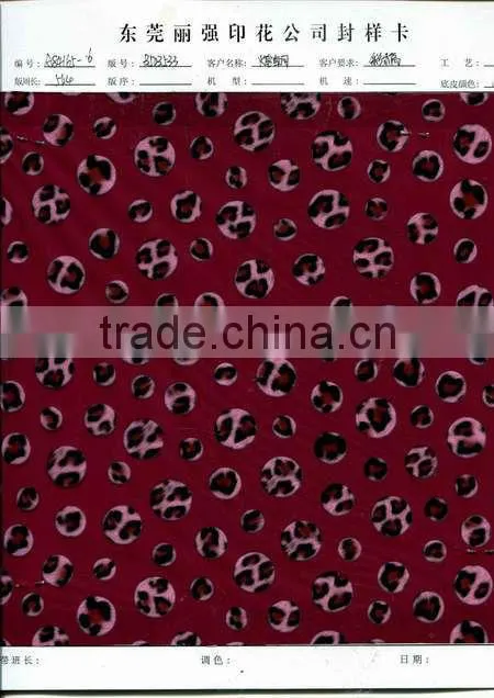 lepoard dot design heat transfer film for printing