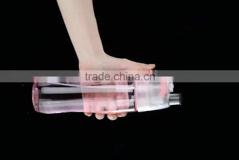 740ml PC Clear mist &sip water bottle tritan mist bottle BPA Free spray bottle