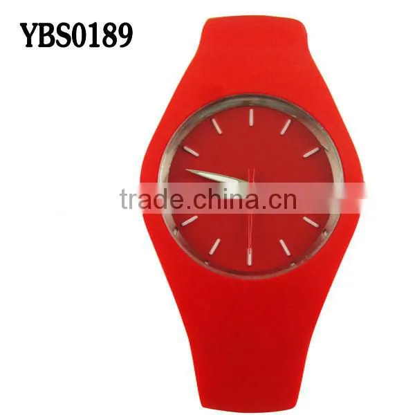 2015 kids silicon comfortable wear watch made in china manufacturer