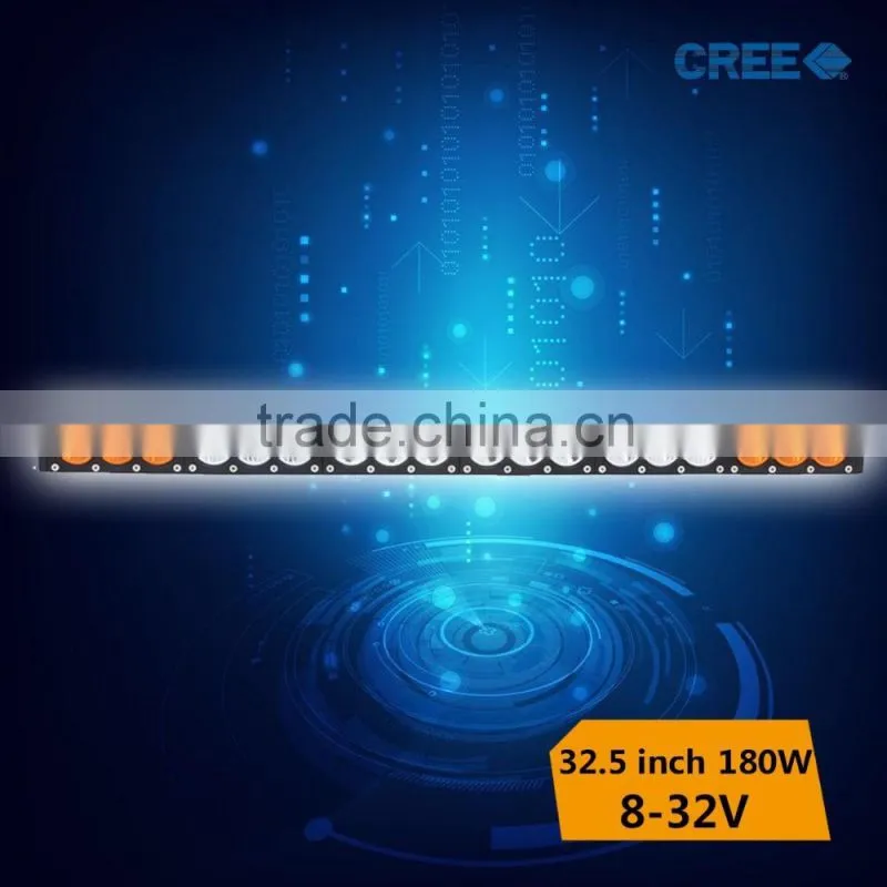 180w 9-60V DC automotive strobe led light bar