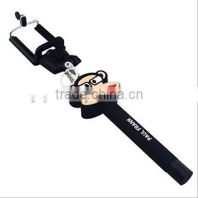 Most Popular Cartoon Selfie Monopod Eco-friendly Selfie Stick For Kids