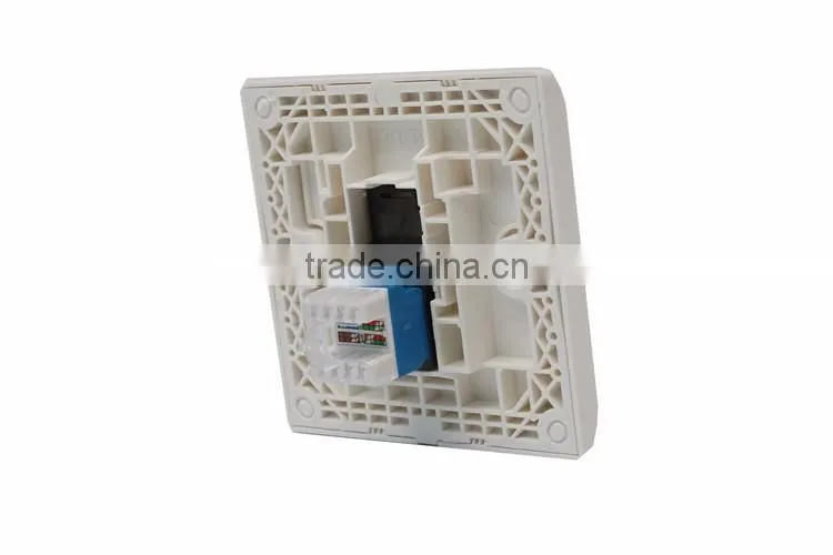RJ45 faceplate wall face plate 86x86mm