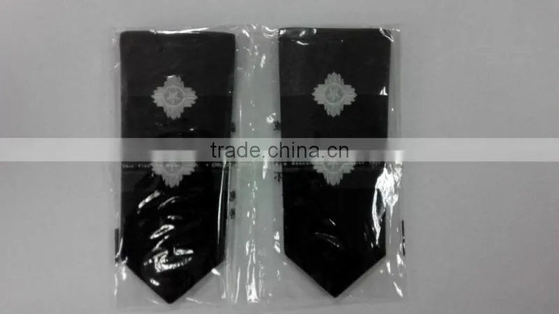 OEM High Quality Custom embroidery epaulette, military uniform shoulder board, emblem badges