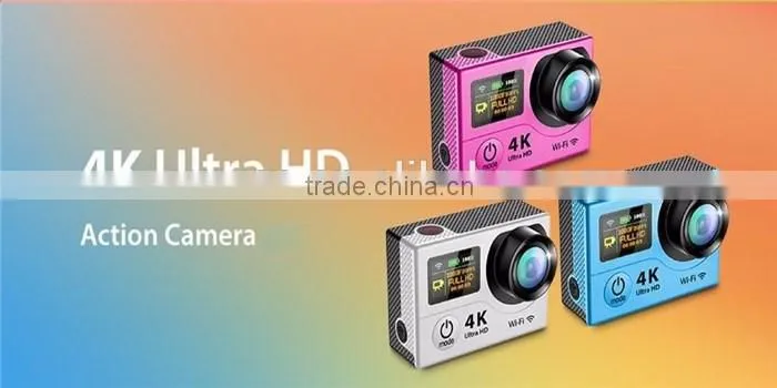Dual screen WiFi 4K 15fps ultra HD 1080p sport camera