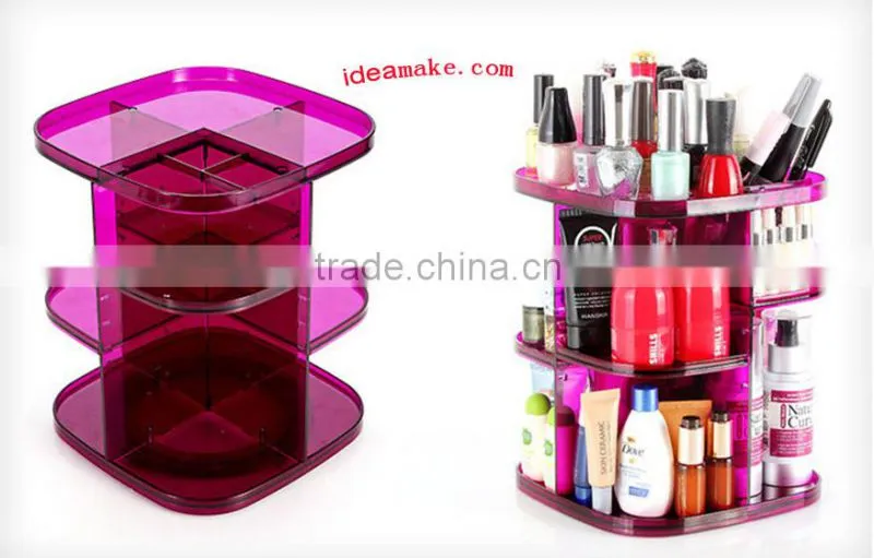 360Degree Spinning Rotating Makeup Organizer