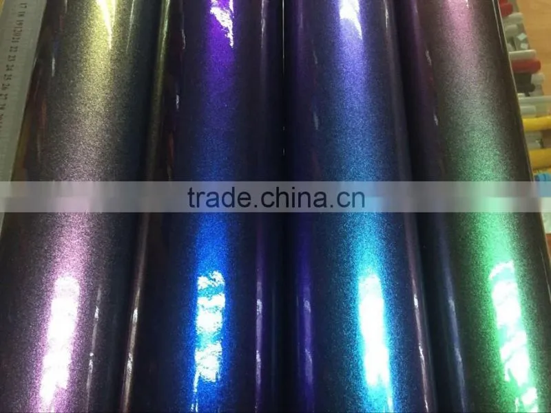 Chameleon Glitter Vinyl Car Sticker Design 1.52m*20M/Roll