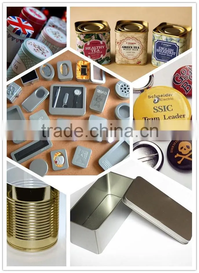 gold lacquered tinplate steel sheet