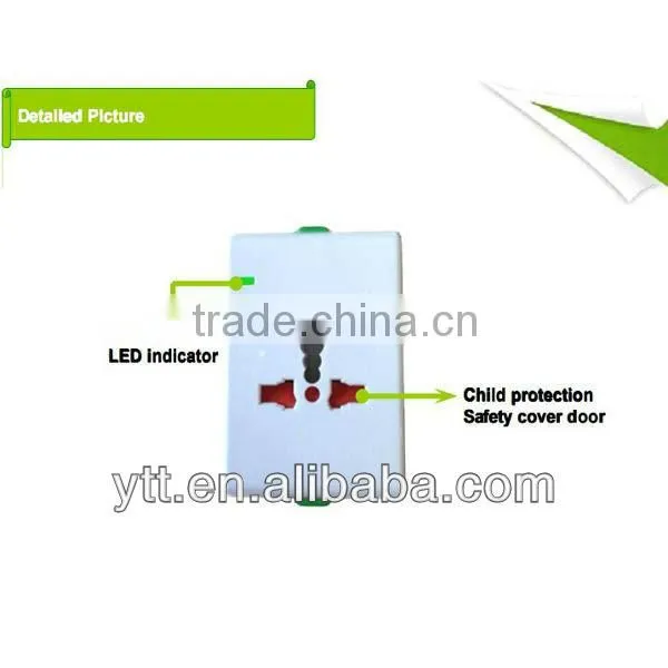 Latest ABS Material Universal Travel USB Charger