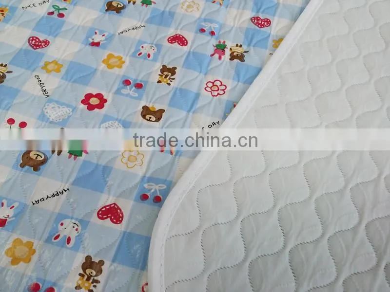 PVC/PE baby changing mat, waterproof & easy care & wipe clean & any sizes