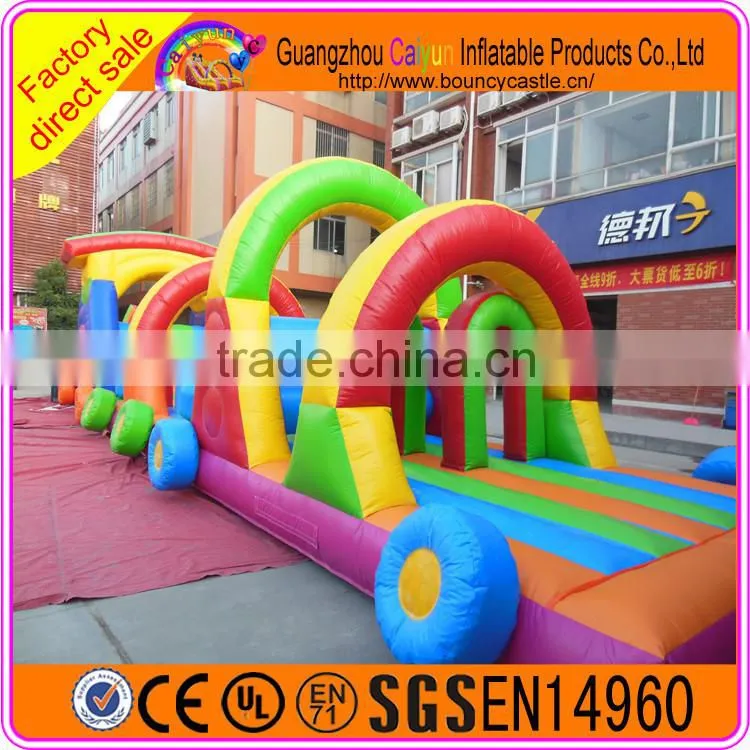 Giant inflatable assualt obstacle game for kids