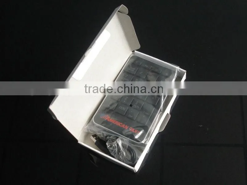 hot sell 19 keys silicone numeric keypad