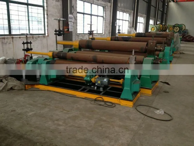 china supplier W11S mobile roller levels on three-roll china supplier rolling forming machine plate roller W11S 30*2500