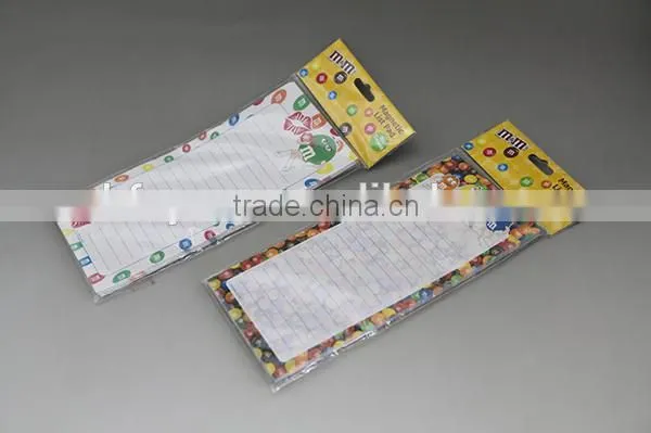 magnetic writing memo list pad