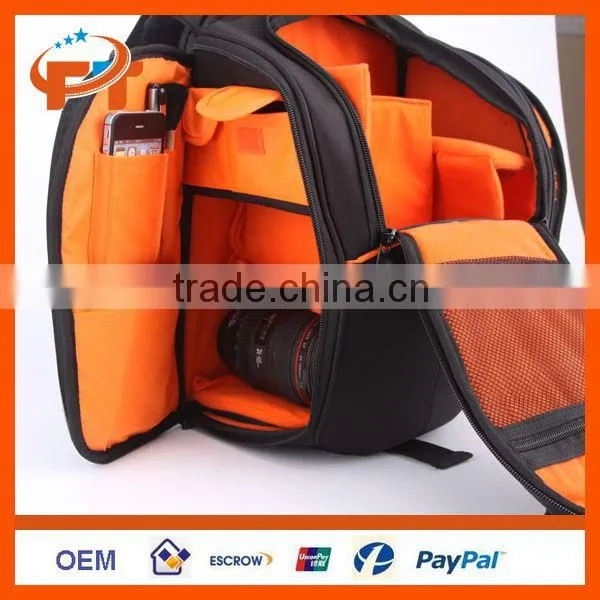 Fashion Canvas waterproof dslr camera bag for canon
