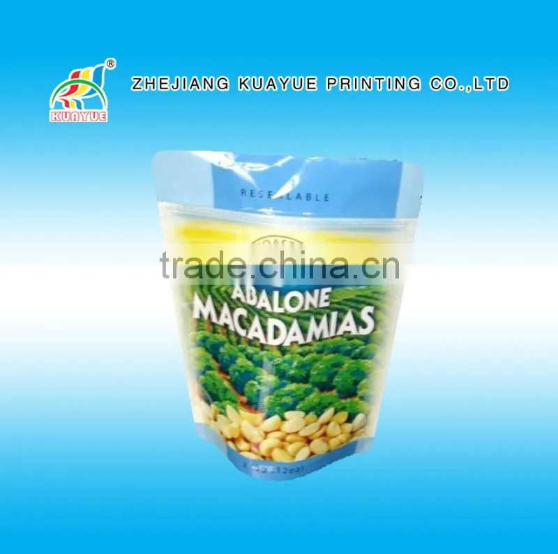 Customized New High Quality Customized Resealable Stand up Pouch with Zipper