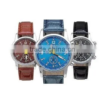 Hot Novelty 2015 Guangdong Men Wrist Watches Women Leather Couple Watches