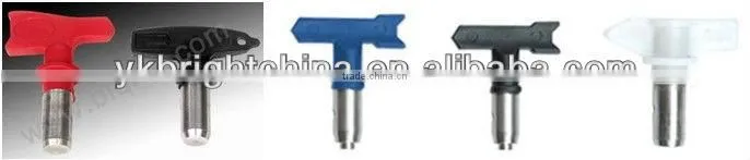 sprayer nozzle tips for high pressure airless paint machine parts HS code 8424899910