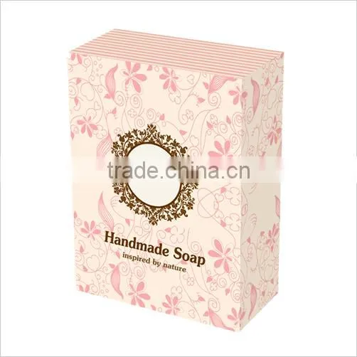 Custom Printed Retail Brown Craft Paper Soap Packaging Box