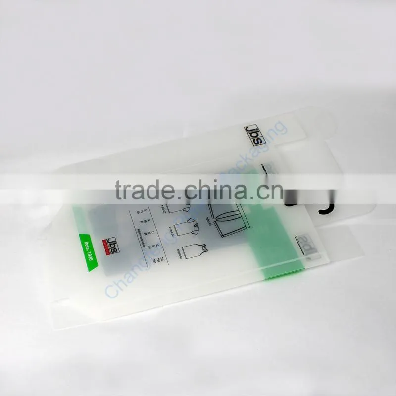 Cutom Logo Design Underwear Packaging Plastic