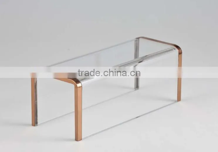 High quality hard acrylic wallet display racks