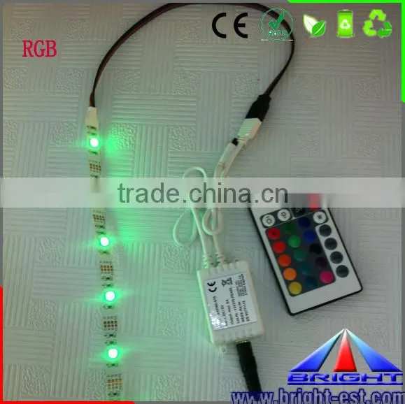 DC12V/D5V/DC24V 24 Key IR Remote Control,RGB LED Strip Controller