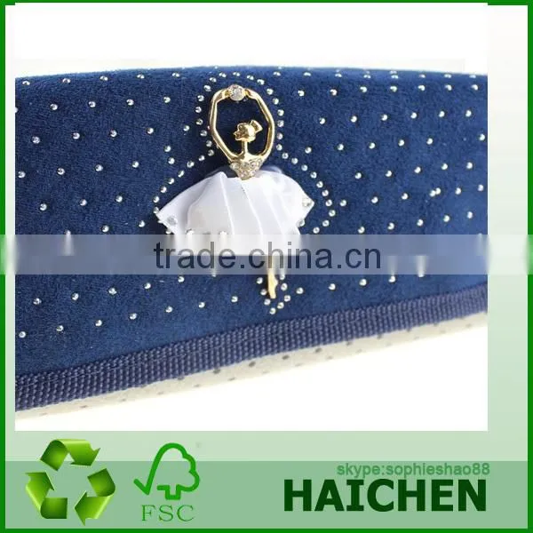 Big Capacity High Quality Two Layer Oxford Cloth Ballet Girl Pen Pencil Stationery Bag