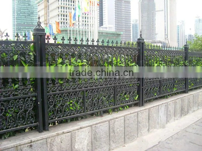 Top-selling classical wrought iron garden fencing design