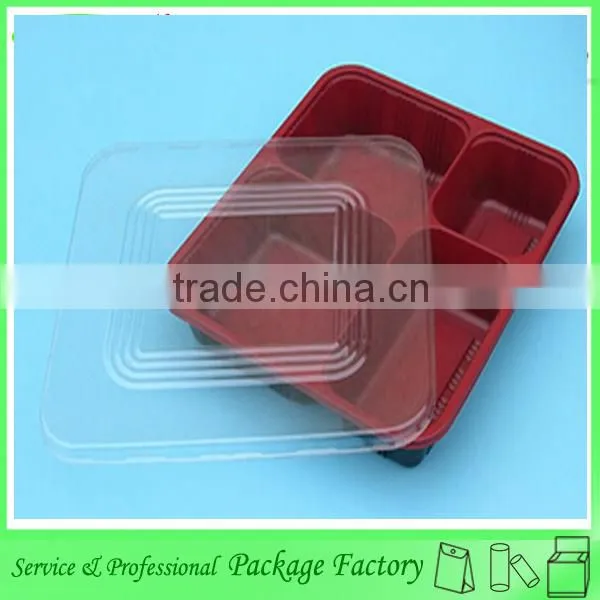 Biodegradable blister compartment school lunch tray