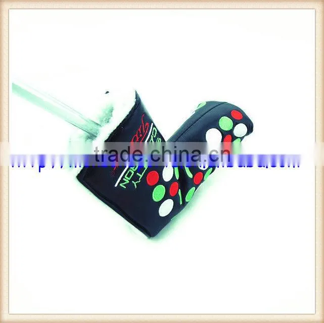 exclusive PU leather golf club head covers for blade putter