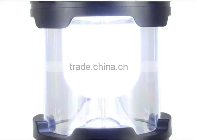 Portable&rechargeable led solar camping light with cellphone charger