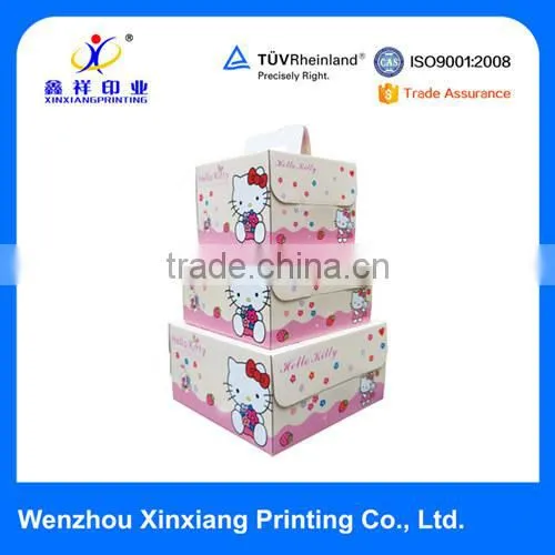 Promotion Cheap Wedding Cake Box Design Cake Boxes