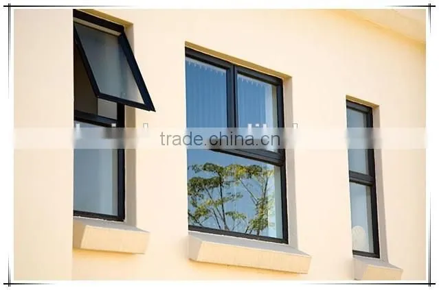 Hot sell aluminum glass top hung window with Australia standard