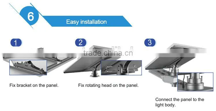CE,RoHS Certification and Aluminum Alloy Lamp Body Material trade assurance solar led street lights with 50w 65w solar panel