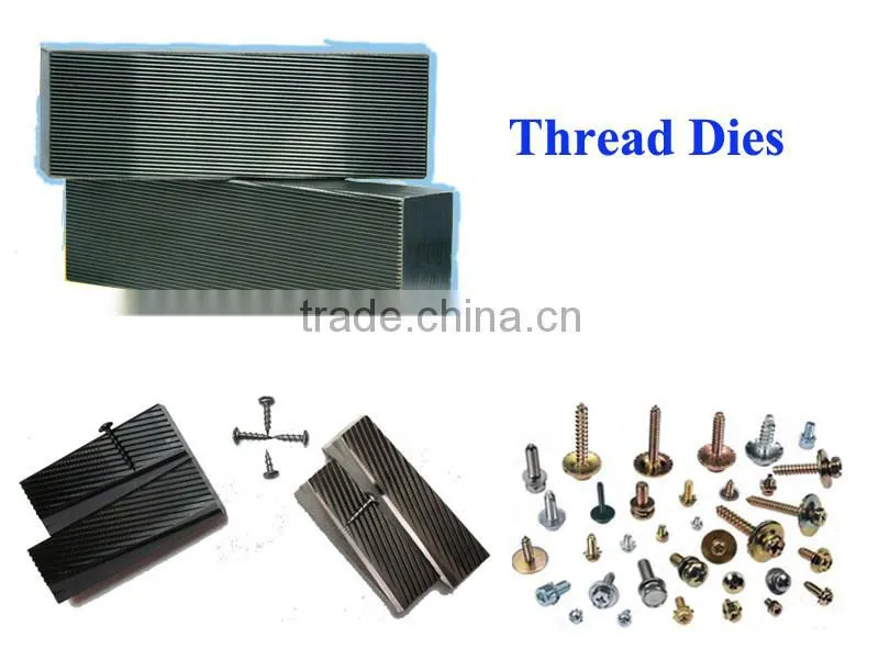Thread rolling plate grinding machine