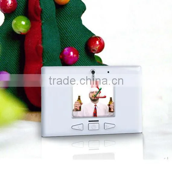 1.8'' LCD video message recorder with camera
