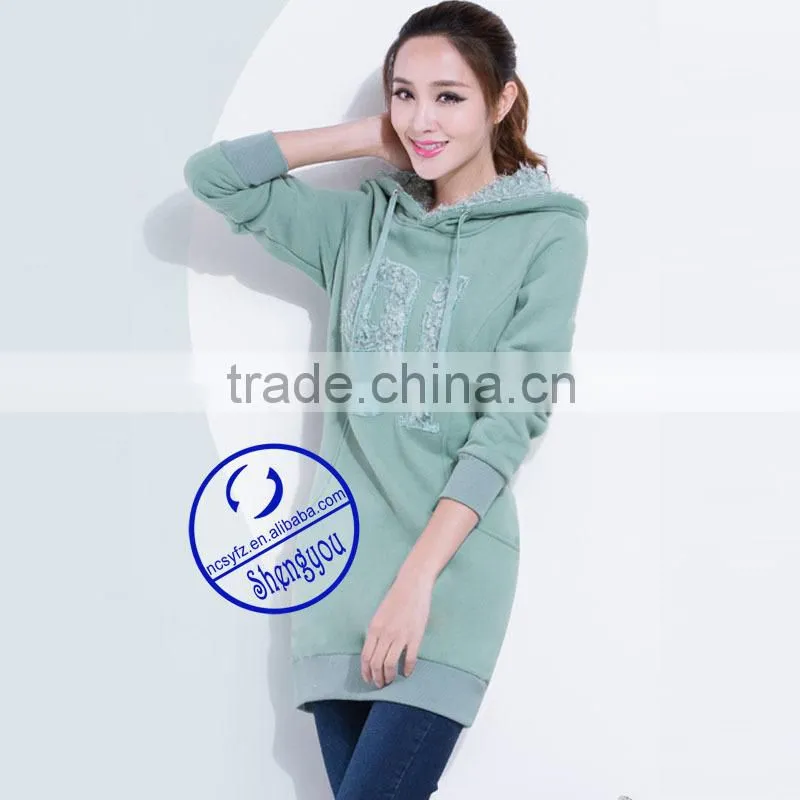 China Factory Custom Cotton Pullover Women's Hoodie Personalized