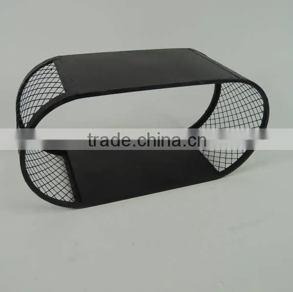 Wholesale black wire shelf metal storage cube
